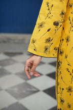 Zarnish Cobalt Ethnic 3-Piece Suit (Premium Lawn)