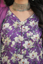 Zarnish "Cyan Mosaic" 3-Piece Boutique Lawn Collection