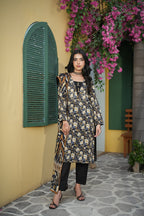 Zarnish Azure Ethnic 3-Piece Suit (Premium Lawn)