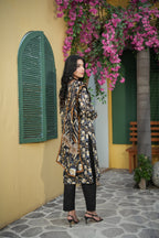 Zarnish Azure Ethnic 3-Piece Suit (Premium Lawn)