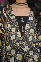 Zarnish Azure Ethnic 3-Piece Suit (Premium Lawn)