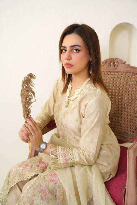 Crystal Embroidered 3-Piece Suit ( Winter Stuff )